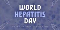 Minimalist Hepatitis Day Awareness Twitter post Image Preview
