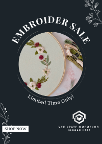 Embroidery Sale Flyer Image Preview