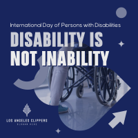 Disability Awareness Instagram Post Design