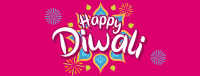 Diwali Festival Greeting Facebook Cover Design