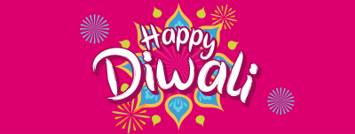 Diwali Festival Greeting Facebook cover Image Preview