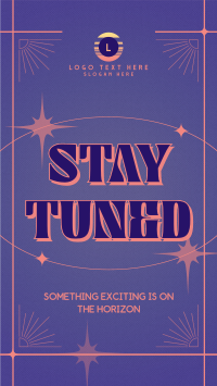 Minimalist Stay Tuned Video Image Preview