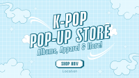 Kpop Pop-Up Store Facebook event cover Image Preview