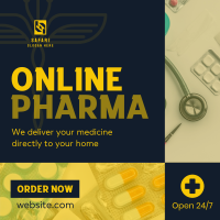 Online Pharma Business Medical Linkedin Post Design