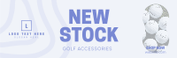 Golf Accessories Twitter Header Design