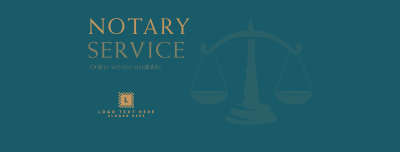 Legal Notary Facebook cover Image Preview
