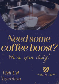 Coffee Customer Engagement Flyer Design