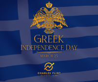 Traditional Greek Independence Day Facebook Post Design