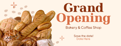 Bakery Opening Notice Facebook cover Image Preview