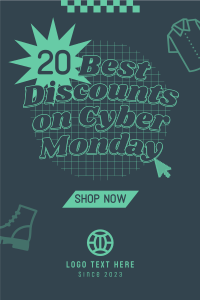 Monday Discounts Pinterest Pin Design