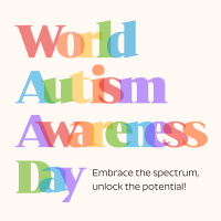 Autism Awareness Instagram post Image Preview