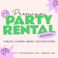 Playful Party Rental Instagram Post Preview