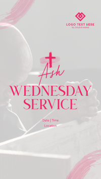 Ash Wednesday Volunteer Service Instagram Reel Design