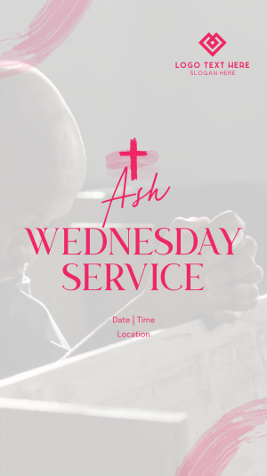 Ash Wednesday Volunteer Service Instagram Reel Image Preview