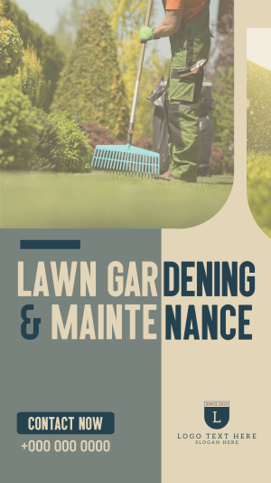 Neat Lawn Maintenance Facebook story Image Preview