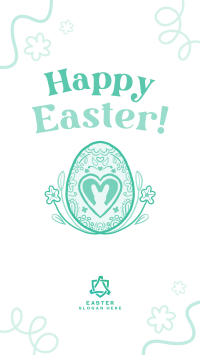 Floral Easter Egg Instagram Reel Image Preview