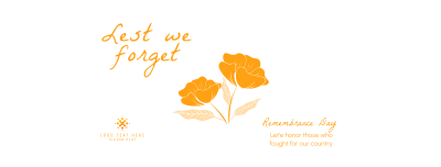 Remembrance Day Facebook cover Image Preview