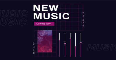 Upcoming Music Tracks Facebook ad Image Preview