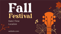 Fall Festival Celebration Facebook Event Cover Design