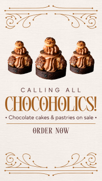 Chocoholics Dessert Instagram story Image Preview