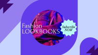 Hip Fashion Lookbook YouTube Banner Design