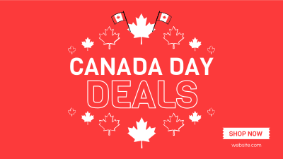 Canada Day Deals Facebook event cover Image Preview