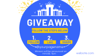 Simple Giveaway Facebook event cover Image Preview