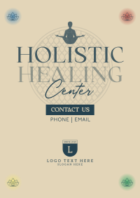Holistic Healing Center Poster Design