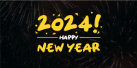 New Year Fireworks Twitter Post Image Preview