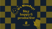 Monday Productivity Facebook Event Cover Design