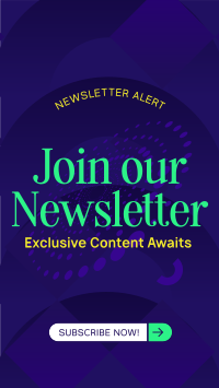 Newsletter Alert TikTok video Image Preview