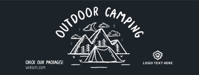 Rustic Camping Facebook cover Image Preview