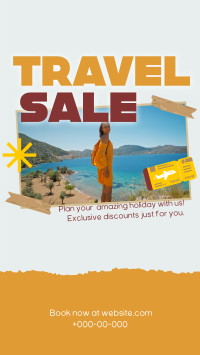 Exclusive Travel Discount Facebook Story Design