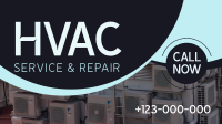 HVAC Services For All Facebook Event Cover Design