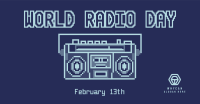 Radio 8 Bit Facebook ad Image Preview