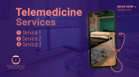 Telemedicine Services Facebook Event Cover Image Preview