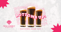 Bottoms Up this Beer Day Facebook ad Image Preview