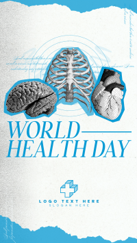 Vintage World Health Day YouTube short Image Preview