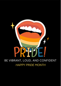 Say Pride Celebration Flyer Image Preview