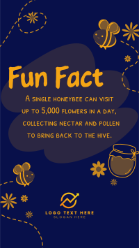 Bee Day Fun Fact Instagram story Image Preview