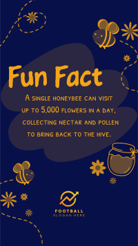Bee Day Fun Fact Instagram Story Design