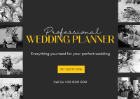 Wedding Planning Made Easy Postcard Design