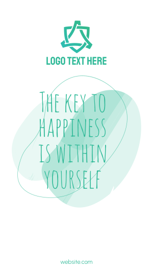 Key to Happiness Instagram story Image Preview