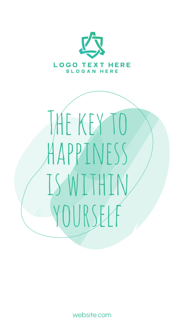 Key to Happiness Instagram Story Design Image Preview