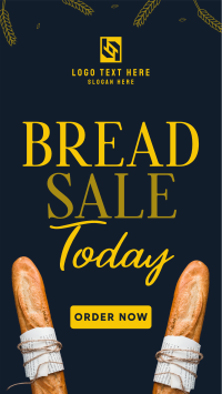 Bread Lover Sale Facebook Story Design