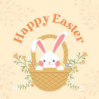 Modern Easter Bunny Instagram Post Design