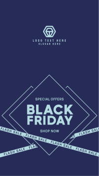 Flash Sale Black Friday Instagram story Image Preview