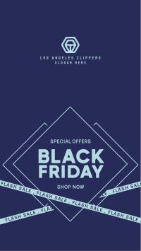 Flash Sale Black Friday Instagram Story Design