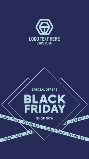 Flash Sale Black Friday Instagram story Image Preview