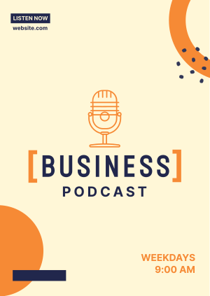 Business Podcast Poster Image Preview